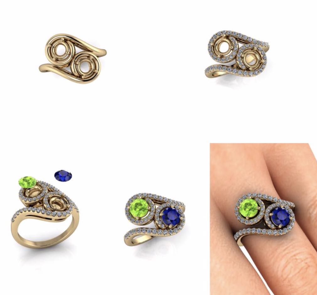 Custom jewelery gifts designed in Southern MD